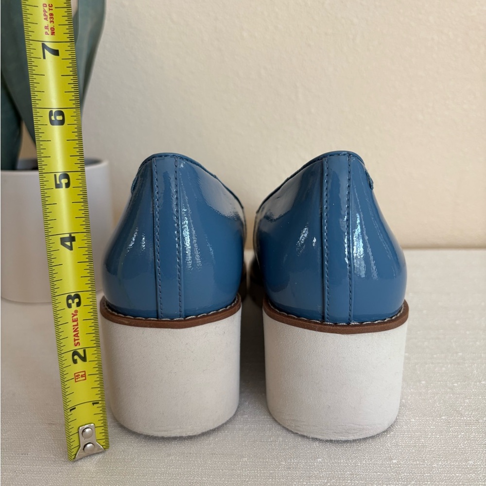 Vionic Willa Wedge Blue Patent Leather Loafers Women’s 11 - Picture 8 of 12
